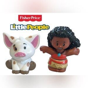 DISNEY MOANA LITTLE PEOPLE FIGURINES PUA FISHER-PRICE
